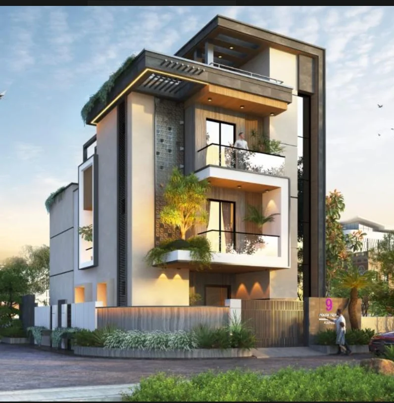 Sector 12 ongoing duplex villa construction Naya Raipur